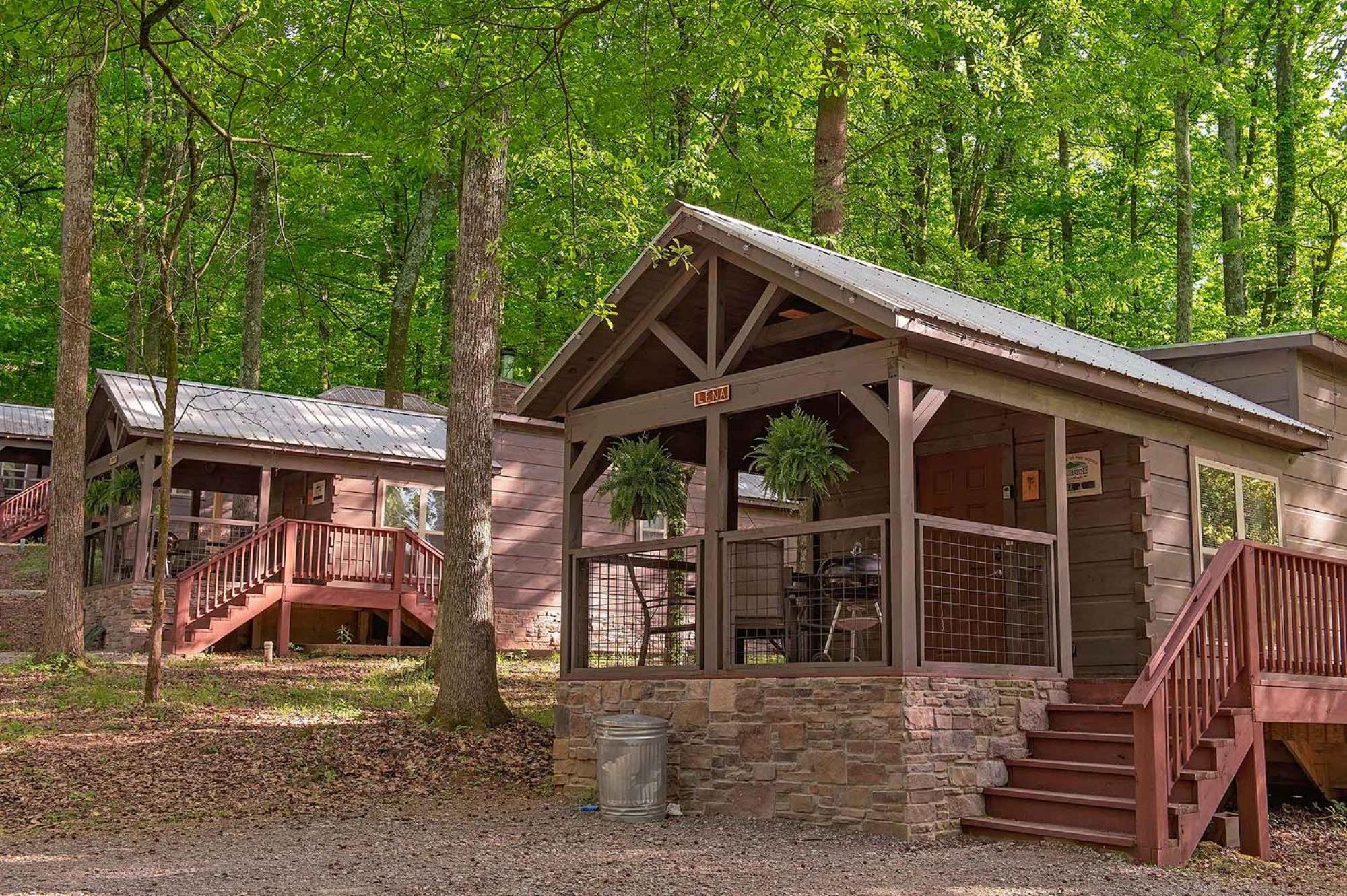 Lena Cabin Wooded Tiny Cabin - Hot Tub Chattanooga Eksteriør billede