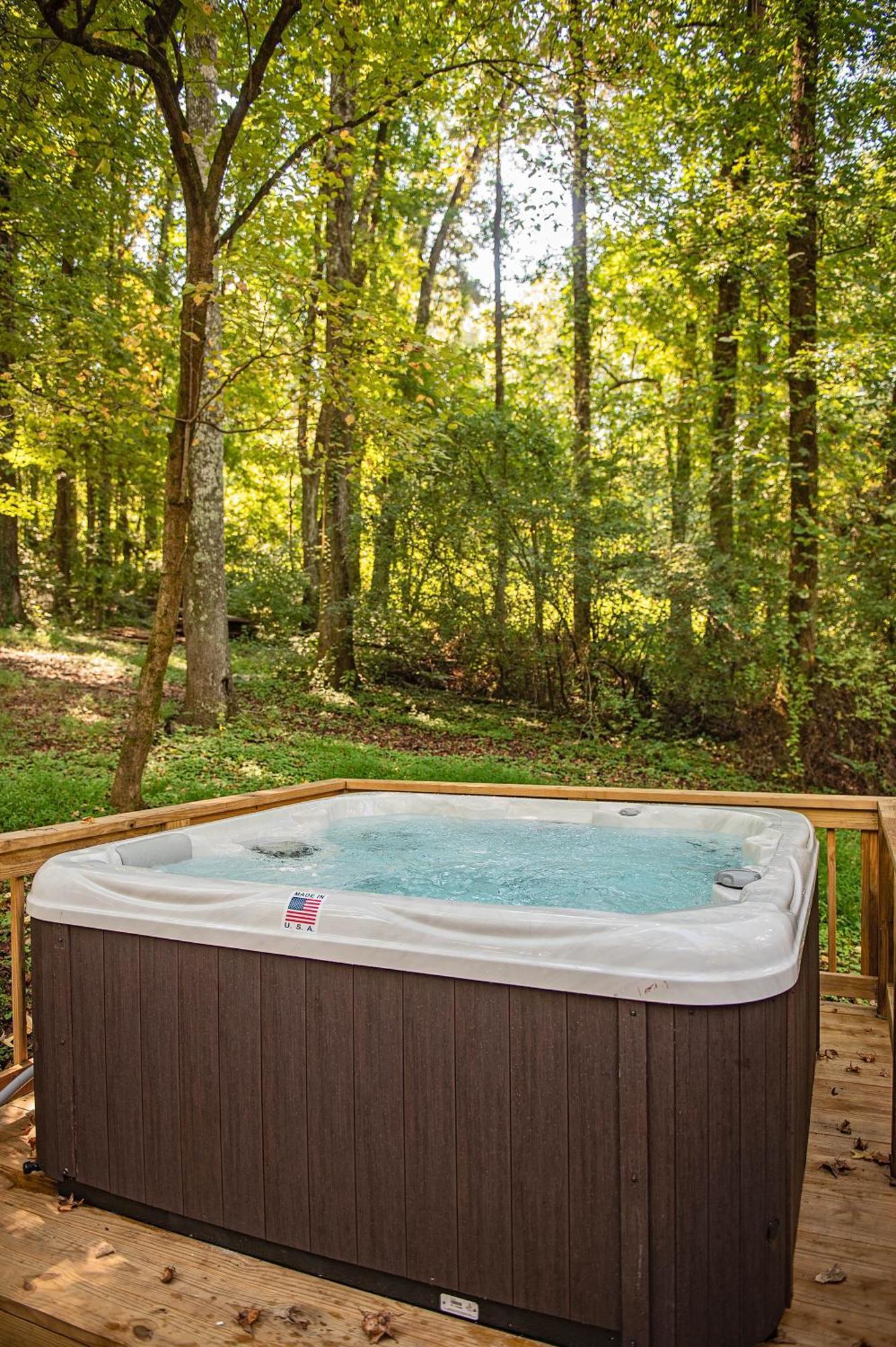 Lena Cabin Wooded Tiny Cabin - Hot Tub Chattanooga Eksteriør billede