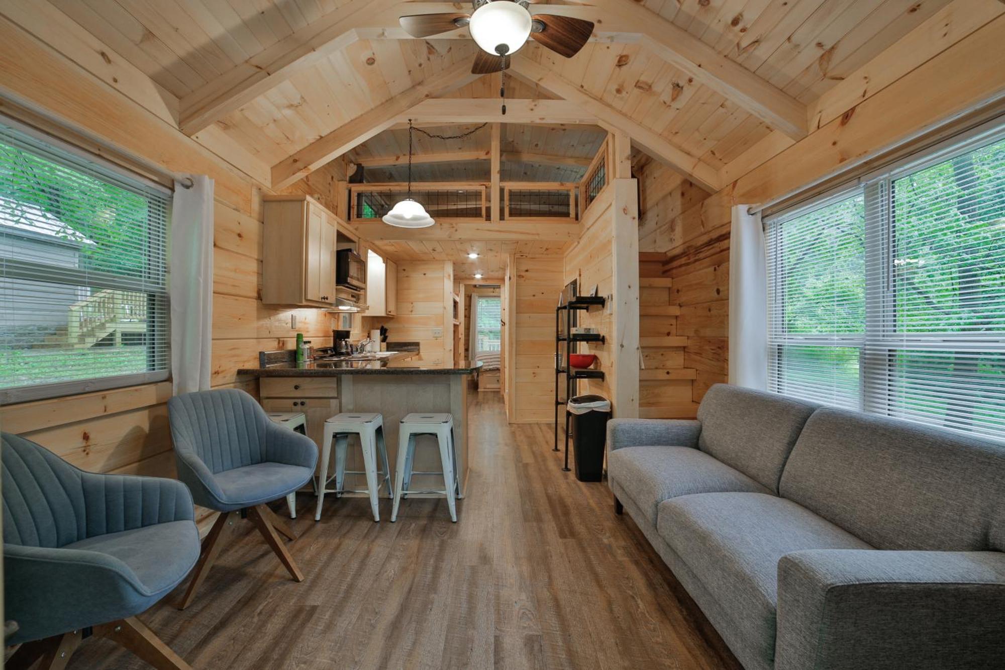 Lena Cabin Wooded Tiny Cabin - Hot Tub Chattanooga Eksteriør billede
