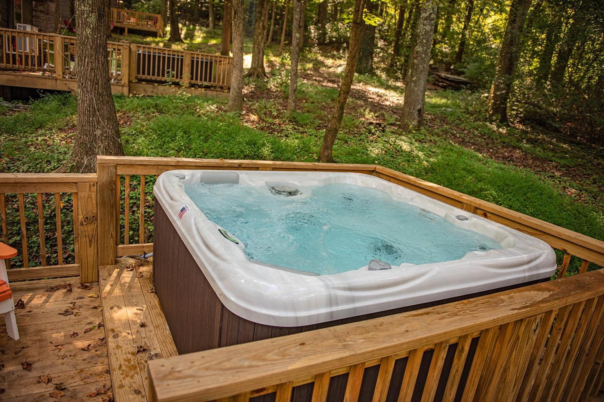 Lena Cabin Wooded Tiny Cabin - Hot Tub Chattanooga Eksteriør billede